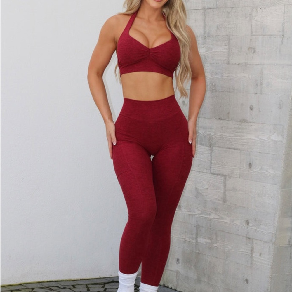 Bombshell Sportswear Burgundy Set